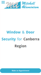 Mobile Screenshot of mitchellaluminium.com.au